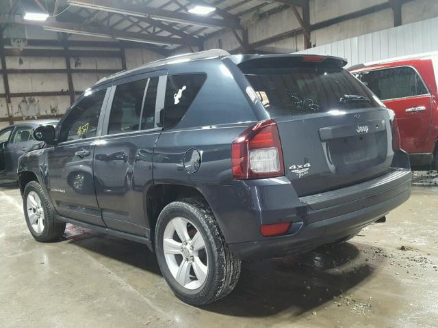 1C4NJDBB1ED910295 - 2014 JEEP COMPASS SP BLUE photo 3