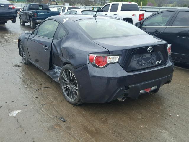 JF1ZNAA18D1714504 - 2013 TOYOTA SCION FR-S გრაფიტი ფოტო 3