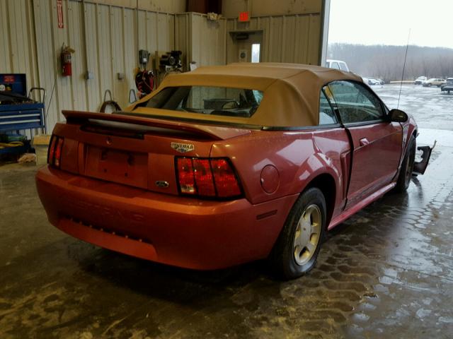 1FAFP4442XF182310 - 1999 FORD MUSTANG RED photo 4