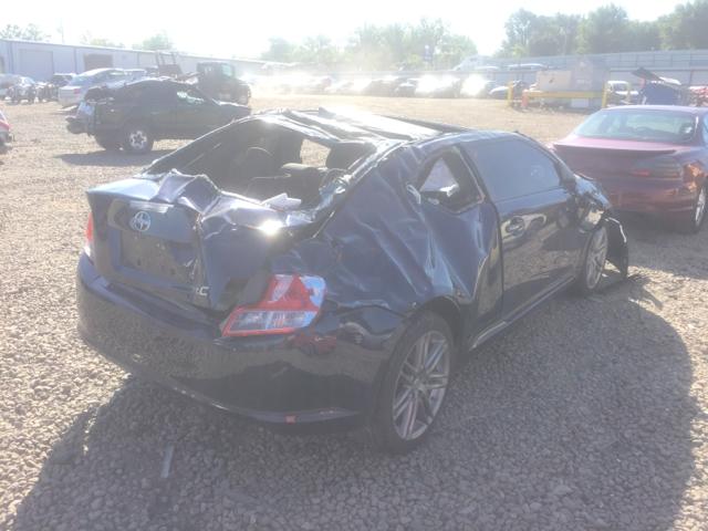 JTKJF5C76D3047328 - 2013 TOYOTA SCION TC 蓝色 照片 4