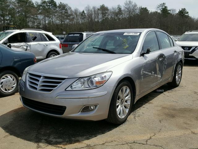 KMHGC46E69U039225 - 2009 HYUNDAI GENESIS 3. SILVER photo 2