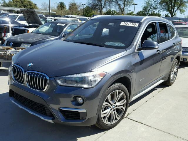 WBXHT3Z39H4A56831 - 2017 BMW X1 XDRIVE2 GRAY photo 2