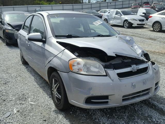 KL1TD5DE5AB069932 - 2010 CHEVROLET AVEO LS SILVER photo 1