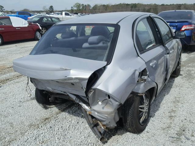 KL1TD5DE5AB069932 - 2010 CHEVROLET AVEO LS SILVER photo 4