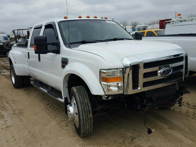 1FTXW43R88EB80227 - 2008 FORD F450 SUPER WHITE photo 1