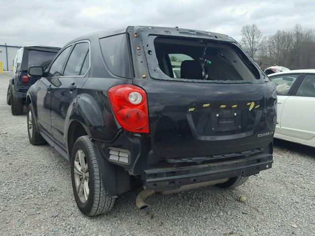 2CNALBEW7A6257794 - 2010 CHEVROLET EQUINOX LS BLACK photo 3