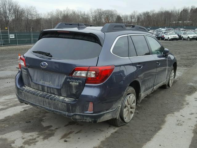 4S4BSACC2H3355451 - 2017 SUBARU OUTBACK 2. BLUE photo 4