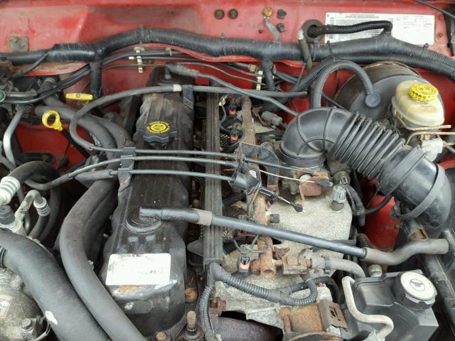 1J4FF48SXYL121516 - 2000 JEEP CHEROKEE S RED photo 7