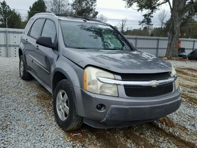 2CNDL63F556118857 - 2005 CHEVROLET EQUINOX LT GRAY photo 1