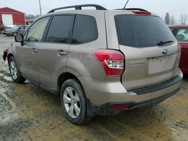 JF2SJAEC1EH484687 - 2014 SUBARU FORESTER 2 PINK photo 3