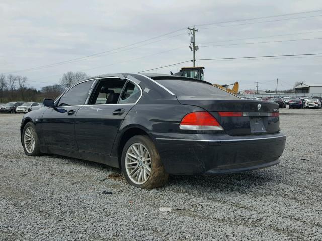 WBAGN63535DS59699 - 2005 BMW 745LI BLACK photo 3