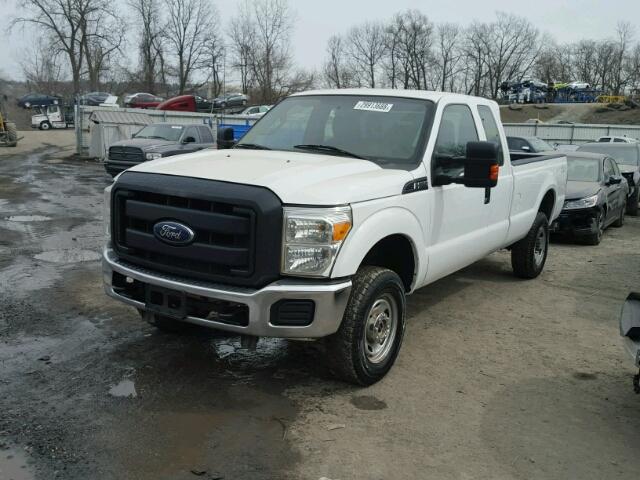 1FT7X2B63DEB40656 - 2013 FORD F250 SUPER WHITE photo 2