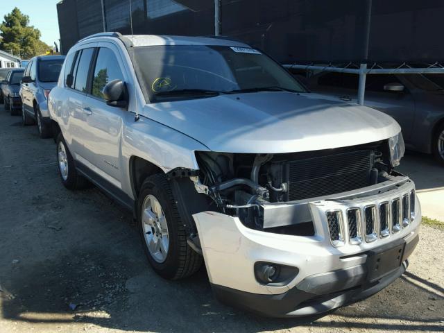 1C4NJCBA5ED574054 - 2014 JEEP COMPASS SP SILVER photo 1