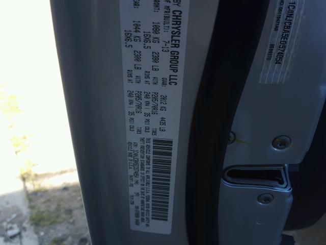 1C4NJCBA5ED574054 - 2014 JEEP COMPASS SP SILVER photo 10