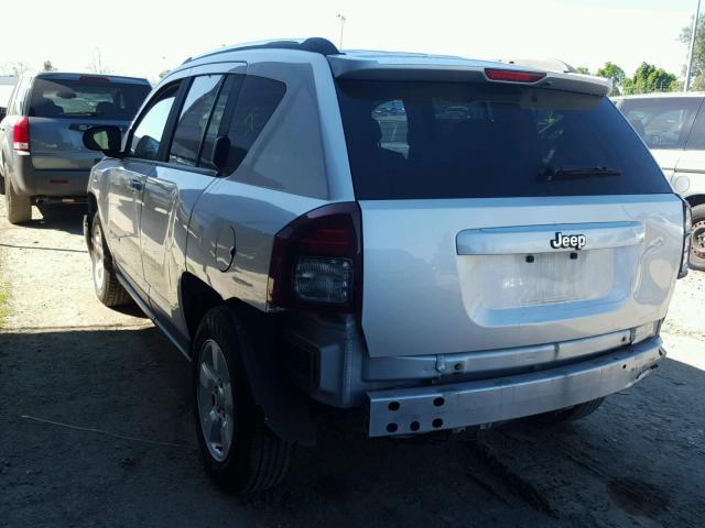 1C4NJCBA5ED574054 - 2014 JEEP COMPASS SP SILVER photo 3