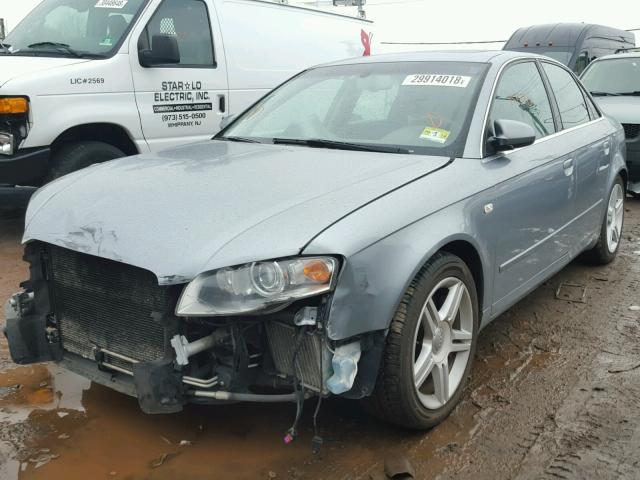 WAUDF68E95A510042 - 2005 AUDI A4 2.0T QU GRAY photo 2