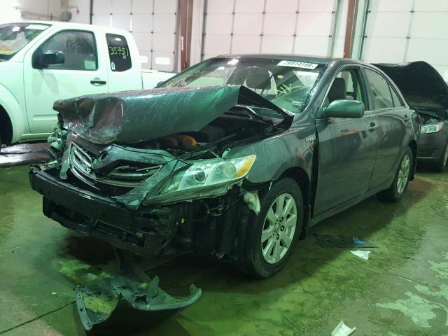 JTNBB46K783045266 - 2008 TOYOTA CAMRY HYBR BLACK photo 2