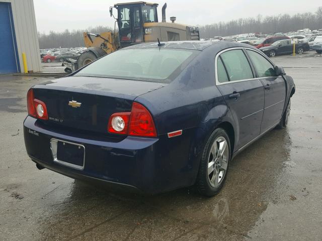 1G1ZC5EB9A4105614 - 2010 CHEVROLET MALIBU 1LT BLUE photo 4