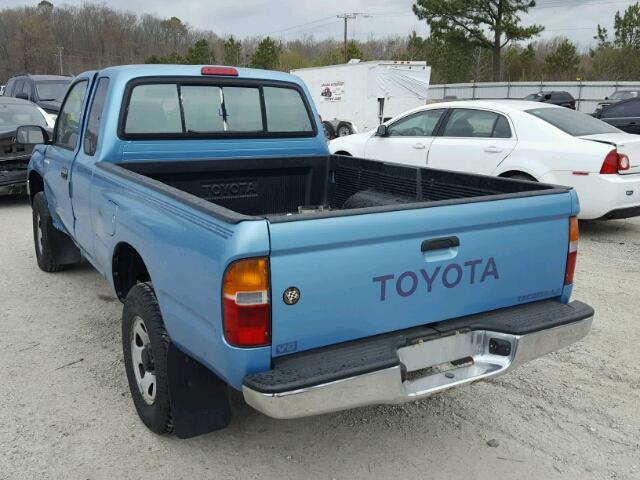 4TAVN73FXSZ066680 - 1995 TOYOTA TACOMA XTR BLUE photo 3