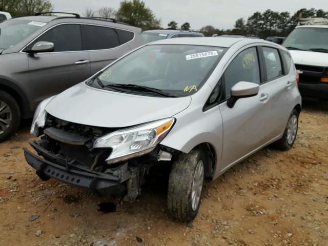 3N1CE2CP9FL402942 - 2015 NISSAN VERSA NOTE SILVER photo 2