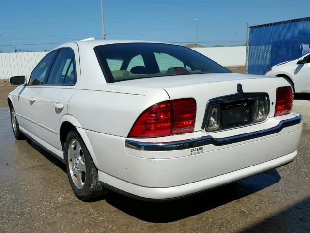 1LNHM86S61Y689314 - 2001 LINCOLN LS WHITE photo 3
