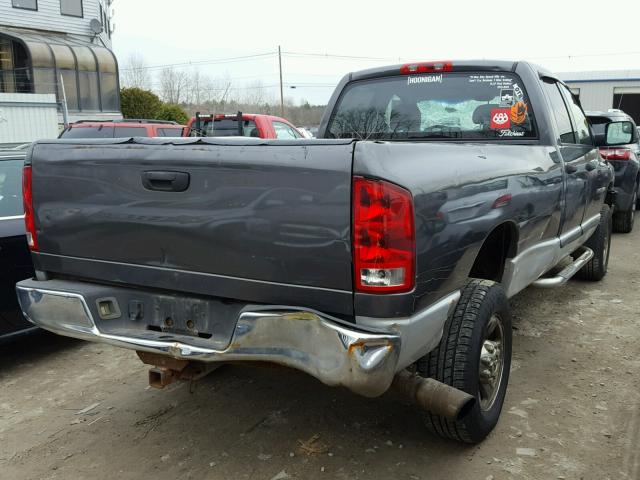 3D7LU38C44G267098 - 2004 DODGE RAM 3500 S GRAY photo 4