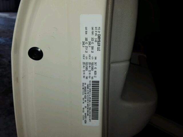 1A8HW58218F145828 - 2008 CHRYSLER ASPEN LIMI 白色 照片 10