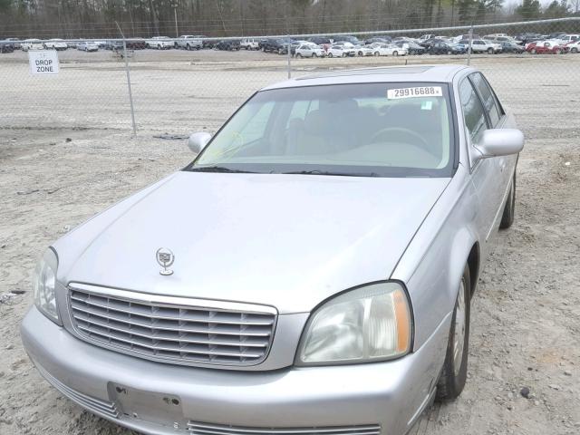 1G6KD54Y45U200926 - 2005 CADILLAC DEVILLE SILVER photo 2