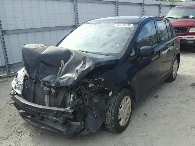 3N1BC1CP4BL428547 - 2011 NISSAN VERSA S BLACK photo 2