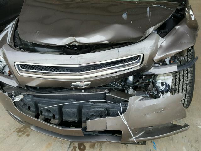 1G1ZC5E16BF137188 - 2011 CHEVROLET MALIBU 1LT 棕色 照片 9