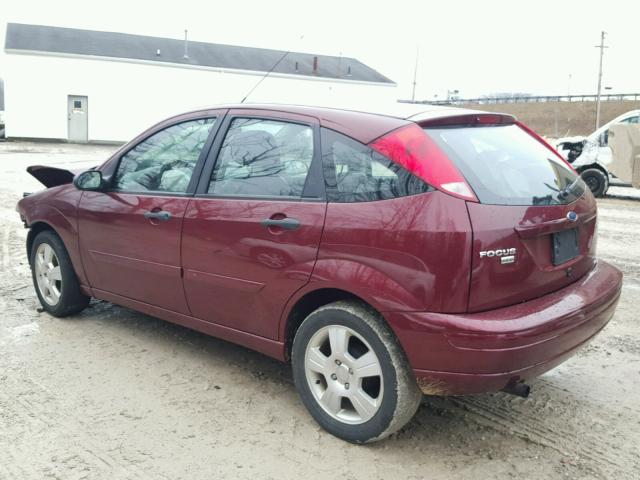 1FAFP37N47W293472 - 2007 FORD FOCUS ZX5 RED photo 3