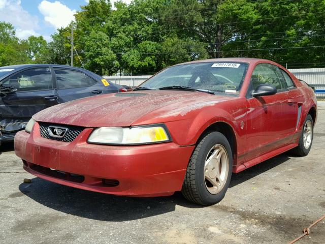 1FAFP4045XF202720 - 1999 FORD MUSTANG RED photo 2