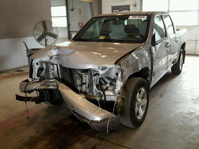 1GCDSCFE2C8105354 - 2012 CHEVROLET COLORADO L SILVER photo 2
