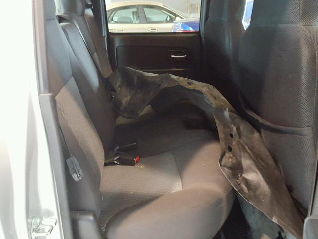 1GCDSCFE2C8105354 - 2012 CHEVROLET COLORADO L SILVER photo 6