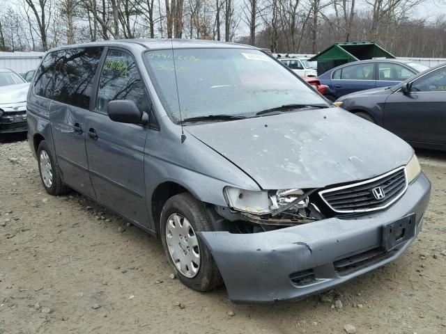 2HKRL18521H572860 - 2001 HONDA ODYSSEY LX BLUE photo 1