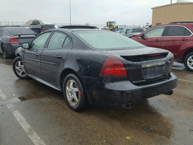 2G2WS522841106047 - 2004 PONTIAC GRAND PRIX BLACK photo 3