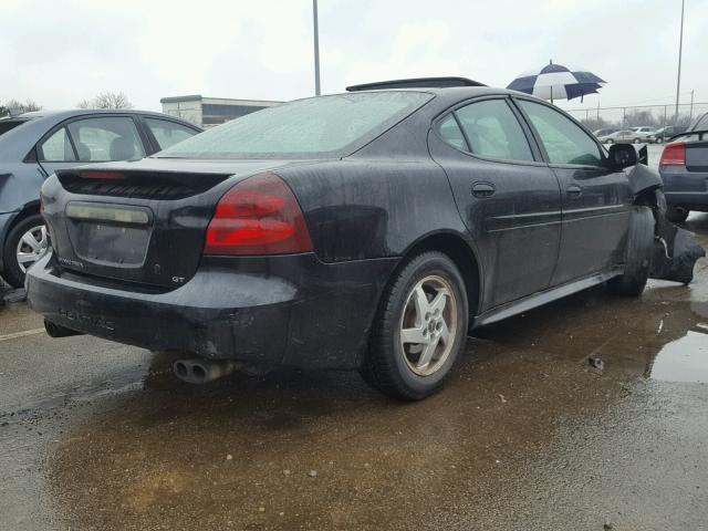 2G2WS522841106047 - 2004 PONTIAC GRAND PRIX BLACK photo 4