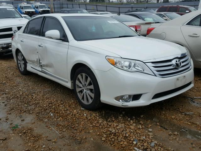 4T1BK3DB6BU431305 - 2011 TOYOTA AVALON BAS WHITE photo 1