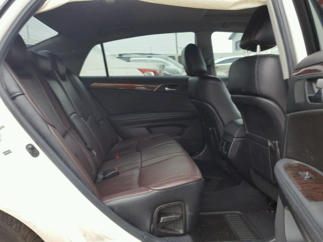 4T1BK3DB6BU431305 - 2011 TOYOTA AVALON BAS WHITE photo 6