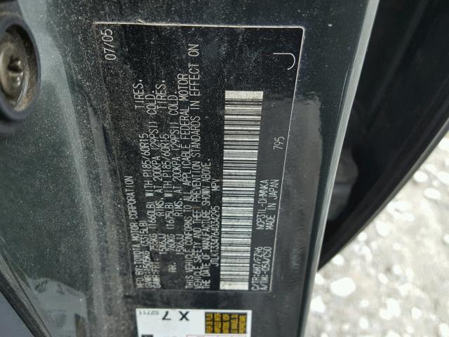 JTLKT334764034295 - 2006 TOYOTA SCION XB მწვანე ფოტო 10