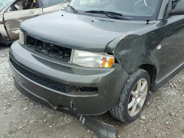 JTLKT334764034295 - 2006 TOYOTA SCION XB მწვანე ფოტო 9