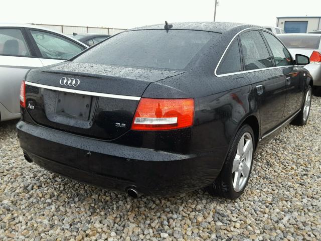 WAUAH74F08N032916 - 2008 AUDI A6 3.2 BLACK photo 4