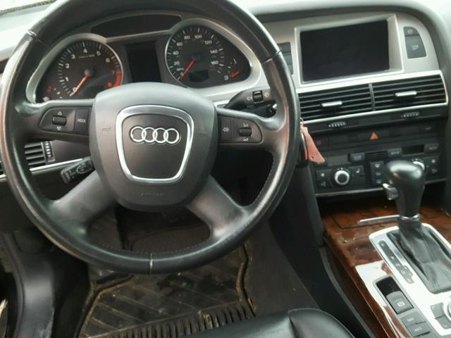 WAUAH74F08N032916 - 2008 AUDI A6 3.2 BLACK photo 9