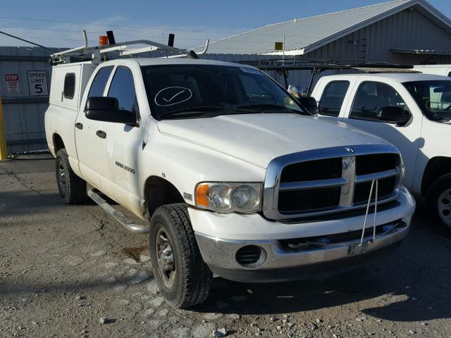 3D7KS28D05G769144 - 2005 DODGE RAM 2500 S WHITE photo 1