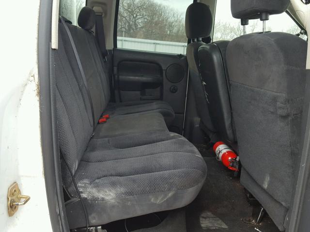 3D7KS28D05G769144 - 2005 DODGE RAM 2500 S WHITE photo 6