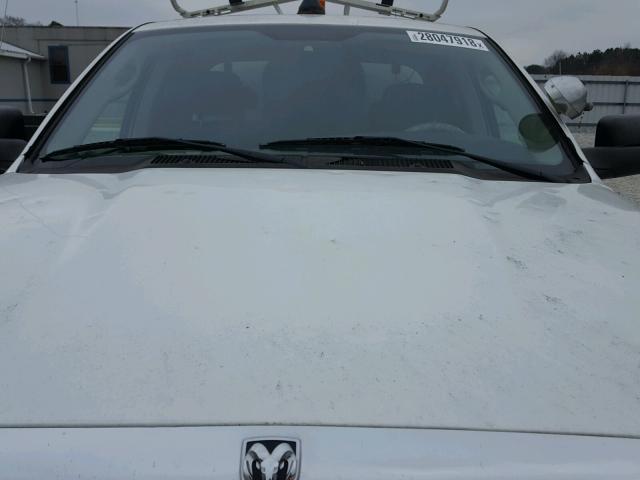 3D7KS28D05G769144 - 2005 DODGE RAM 2500 S WHITE photo 9