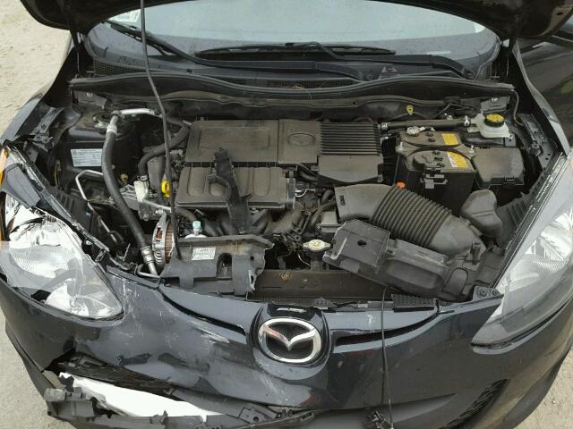 JM1DE1KZ1E0172484 - 2014 MAZDA MAZDA2 SPO BLACK photo 7