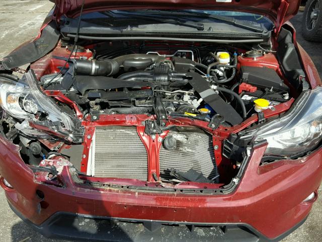 JF2GPACC2F8219074 - 2015 SUBARU XV CROSSTR RED photo 7