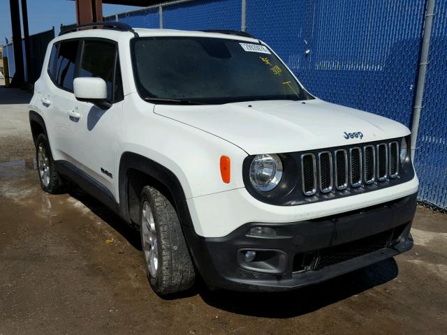 ZACCJABB0HPG18763 - 2017 JEEP RENEGADE L WHITE photo 1