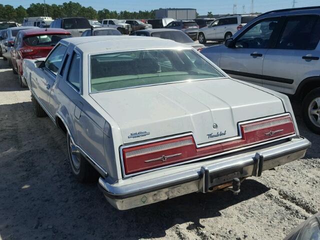 7J87H215961 - 1977 FORD T-BIRD GRAY photo 3